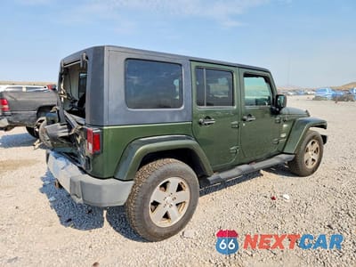 Trzecie zdjęcie samochodu z tyłu: 2008 JEEP WRANGLER UNLIMITED VIN:1J4GA59178L615878 - miniatura