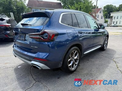 Trzecie zdjęcie samochodu z tyłu: 2022 BMW X3 XDRIVE30I VIN:5UX53DP07N9J20776 - miniatura