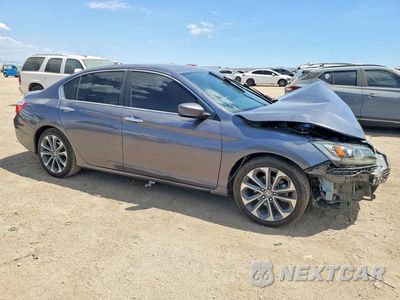Czwarte zdjęcie samochodu z boku: 2015 HONDA ACCORD SPORT VIN:1HGCR2F54FA125380 - miniatura
