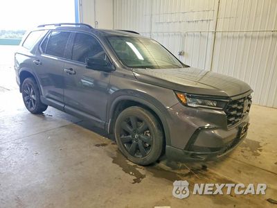 Czwarte zdjęcie samochodu z boku: 2025 HONDA PILOT BLACK VIN:5FNYG1H92SB006474 - miniatura
