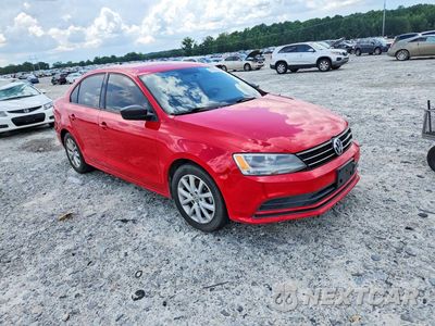Czwarte zdjęcie samochodu z boku: 2015 VOLKSWAGEN JETTA SE VIN:3VWD17AJ1FM330196 - miniatura