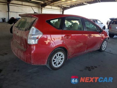Trzecie zdjęcie samochodu z tyłu: 2012 TOYOTA PRIUS V THREE VIN:JTDZN3EU1C3186334 - miniatura
