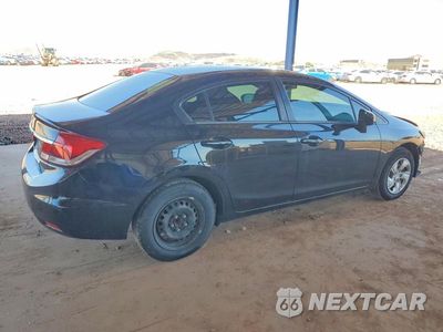 Trzecie zdjęcie samochodu z tyłu: 2015 HONDA CIVIC LX VIN:19XFB2F56FE004492 - miniatura