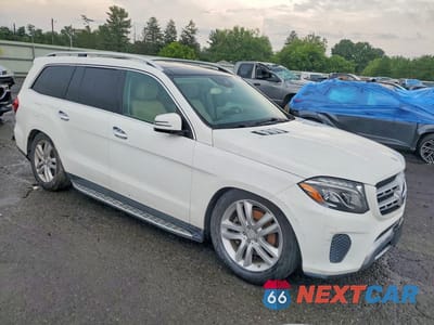 Czwarte zdjęcie samochodu z boku: 2017 MERCEDES-BENZ GLS 450 4MATIC VIN:4JGDF6EE8HA745927 - miniatura