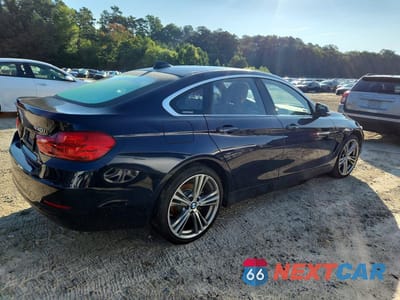 Trzecie zdjęcie samochodu z tyłu: 2017 BMW 430XI GRAN COUPE VIN:WBA4F9C38HG812897 - miniatura