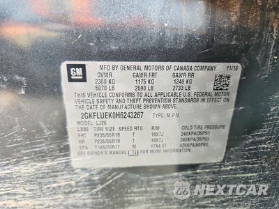 Zdjęcie 14 z 14 samochodu: 2017 GMC TERRAIN SLT VIN:2GKFLUEK0H6243267 - miniatura