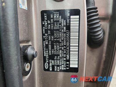 Zdjęcie 13 z 13 samochodu: 2011 HYUNDAI TUCSON VIN:KM8JUCAC9BU205827 - miniatura