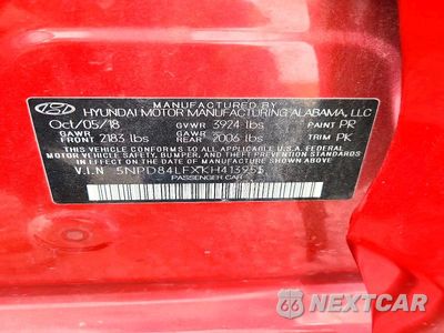 Zdjęcie 12 z 12 samochodu: 2019 HYUNDAI ELANTRA SEL VIN:5NPD84LFXKH413955 - miniatura