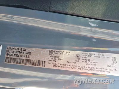 Zdjęcie 13 z 13 samochodu: 2024 JEEP WRANGLER SAHARA 4XE VIN:1C4RJXP6XRW166737 - miniatura