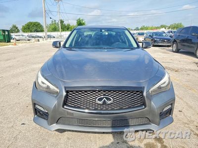 Piąte zdjęcie samochodu w środku: 2015 INFINITI Q50 PREMIUM VIN:JN1BV7AR1FM416188 - miniatura