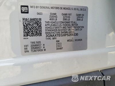 Zdjęcie 12 z 12 samochodu: 2023 CHEVROLET EQUINOX LT VIN:3GNAXTEGXPS209330 - miniatura
