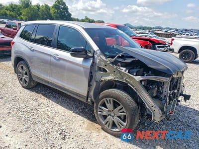 Czwarte zdjęcie samochodu z boku: 2021 HONDA PASSPORT EXL VIN:5FNYF8H57MB032449 - miniatura