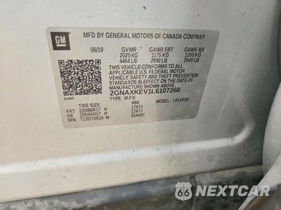 Zdjęcie 12 z 12 samochodu: 2020 CHEVROLET EQUINOX LT VIN:2GNAXKEV1L6107268 - miniatura