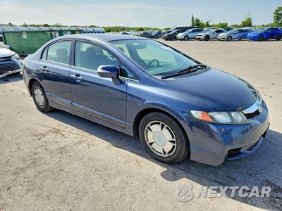 Czwarte zdjęcie samochodu z boku: 2010 HONDA CIVIC HYBRID VIN:JHMFA3F21AS005147 - miniatura