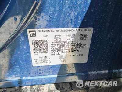 Zdjęcie 13 z 13 samochodu: 2026 CHEVROLET EQUINOX RS VIN:3GNAXTEG1TL267024 - miniatura