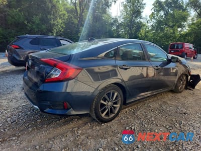 Trzecie zdjęcie samochodu z tyłu: 2019 HONDA CIVIC EXL VIN:19XFC1F76KE005743 - miniatura