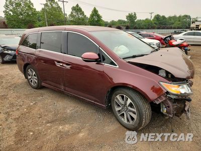 Czwarte zdjęcie samochodu z boku: 2016 HONDA ODYSSEY TOURING VIN:5FNRL5H91GB142254 - miniatura