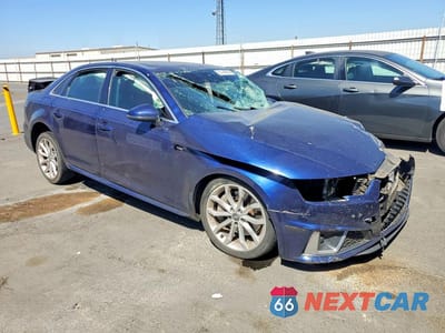Czwarte zdjęcie samochodu z boku: 2019 AUDI A4 PREMIUM PLUS VIN:WAUENAF43KN014212 - miniatura