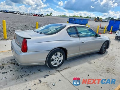 Trzecie zdjęcie samochodu z tyłu: 2007 CHEVROLET MONTE CARLO LS VIN:2G1WJ15K079260575 - miniatura