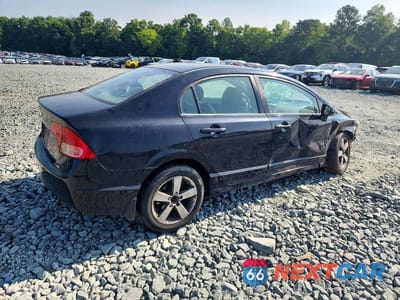 Trzecie zdjęcie samochodu z tyłu: 2008 HONDA CIVIC EXL VIN:2HGFA16908H342091 - miniatura