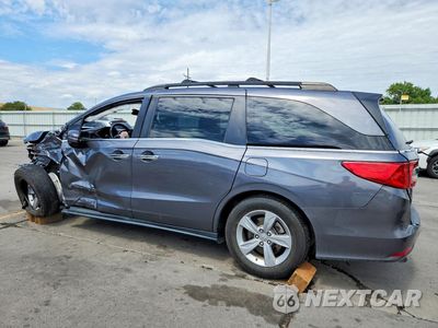 Drugie zdjęcie samochodu z przodu: 2019 HONDA ODYSSEY EX VIN:5FNRL6H53KB119120 - miniatura