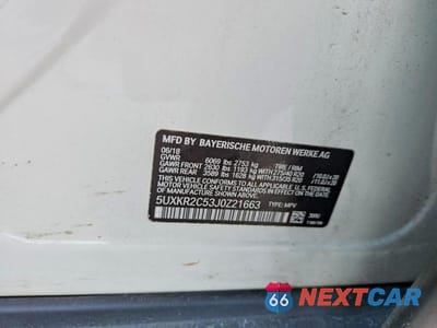 Zdjęcie 13 z 13 samochodu: 2018 BMW X5 SDRIVE35I VIN:5UXKR2C53J0Z21663 - miniatura