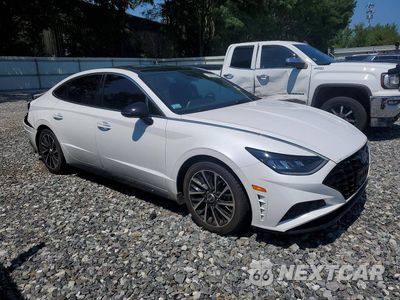 Czwarte zdjęcie samochodu z boku: 2020 HYUNDAI SONATA SEL PLUS VIN:5NPEJ4J25LH050362 - miniatura