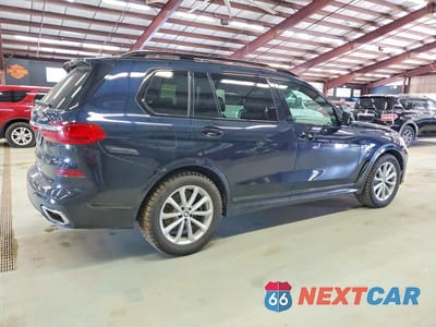 Trzecie zdjęcie samochodu z tyłu: 2019 BMW X7 XDRIVE50I VIN:5UXCX4C54KLB39669 - miniatura