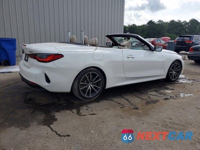 Trzecie zdjęcie samochodu z tyłu: 2022 BMW 430XI VIN:WBA43AT02NCH68840 - miniatura