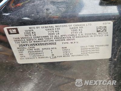 Zdjęcie 13 z 13 samochodu: 2014 GMC TERRAIN SLE VIN:2GKFLWEKXE6253652 - miniatura