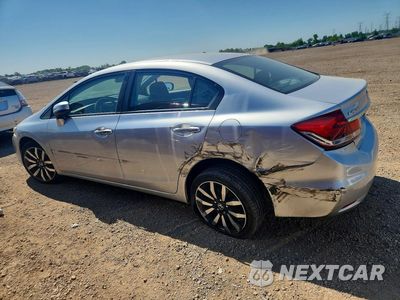 Drugie zdjęcie samochodu z przodu: 2014 HONDA CIVIC EXL VIN:19XFB2F95EE025254 - miniatura