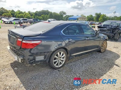 Trzecie zdjęcie samochodu z tyłu: 2007 LEXUS LS 460 VIN:JTHBL46F375025196 - miniatura