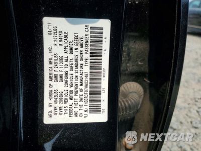 Zdjęcie 12 z 12 samochodu: 2017 HONDA ACCORD TOURING VIN:1HGCR3F97HA031487 - miniatura