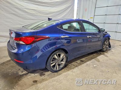 Trzecie zdjęcie samochodu z tyłu: 2016 HYUNDAI ELANTRA LIMITED VIN:5NPDH4AE2GH675549 - miniatura