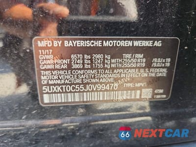 Zdjęcie 13 z 13 samochodu: 2018 BMW X5 XDR40E VIN:5UXKT0C55J0V99470 - miniatura