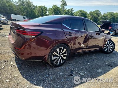 Trzecie zdjęcie samochodu z tyłu: 2021 NISSAN SENTRA SV VIN:3N1AB8CV2MY260502 - miniatura