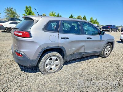 Trzecie zdjęcie samochodu z tyłu: 2016 JEEP CHEROKEE SPORT VIN:1C4PJLAB9GW167011 - miniatura