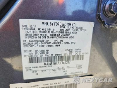 Zdjęcie 12 z 12 samochodu: 2018 FORD ECOSPORT TITANIUM VIN:MAJ6P1WL7JC164347 - miniatura