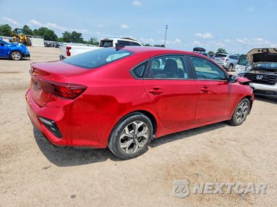 Trzecie zdjęcie samochodu z tyłu: 2020 KIA FORTE LXS VIN:3KPF24AD3LE233542 - miniatura