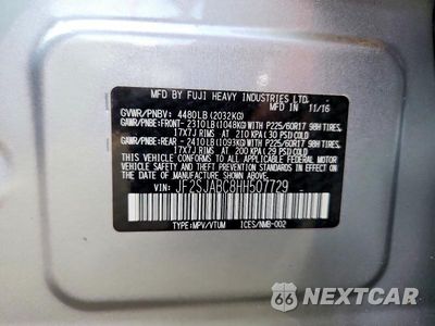 Zdjęcie 13 z 13 samochodu: 2017 SUBARU FORESTER 2.5I VIN:JF2SJABC8HH507729 - miniatura