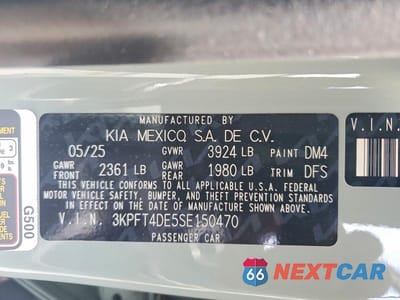 Zdjęcie 12 z 12 samochodu: 2025 KIA K4 LXS VIN:3KPFT4DE5SE150470 - miniatura