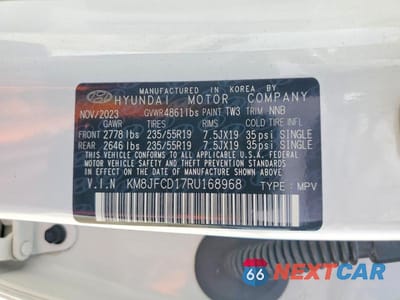 Zdjęcie 13 z 13 samochodu: 2024 HYUNDAI TUCSON N LINE VIN:KM8JFCD17RU168968 - miniatura