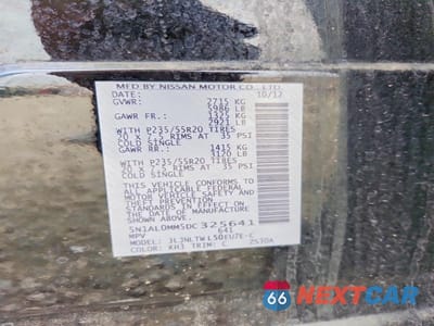 Zdjęcie 12 z 12 samochodu: 2013 INFINITI JX35 BASE VIN:5N1AL0MM5DC325641 - miniatura