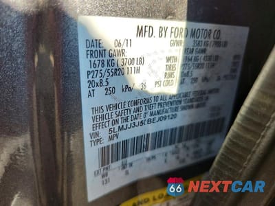 Zdjęcie 14 z 14 samochodu: 2011 LINCOLN NAVIGATOR L VIN:5LMJJ3J50BEJ09120 - miniatura