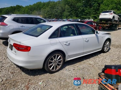 Trzecie zdjęcie samochodu z tyłu: 2014 AUDI A4 PREMIUM PLUS VIN:WAUFFAFL6EN017649 - miniatura