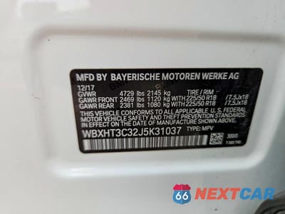 Zdjęcie 13 z 13 samochodu: 2018 BMW X1 XDRIVE28I VIN:WBXHT3C32J5K31037 - miniatura