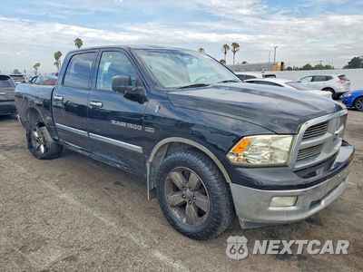 Czwarte zdjęcie samochodu z boku: 2012 DODGE RAM 1500 SLT VIN:1C6RD7LT0CS241017 - miniatura