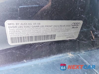 Zdjęcie 12 z 12 samochodu: 2008 AUDI A6 3.2 VIN:WAUAH74FX8N144672 - miniatura