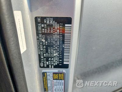 Zdjęcie 12 z 12 samochodu: 2016 KIA SORENTO LX VIN:5XYPGDA36GG099082 - miniatura