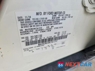 Zdjęcie 13 z 13 samochodu: 2019 FORD ECOSPORT TITANIUM VIN:MAJ3S2KEXKC261252 - miniatura